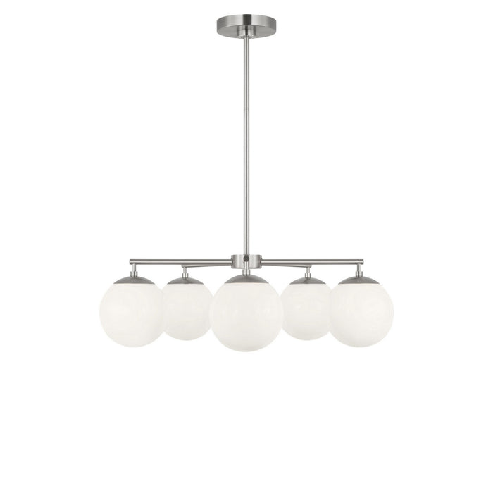 Myhouse Lighting Generation Lighting - GLC1795BNE - Five Light Chandelier - Nube - Brushed Nickel