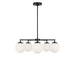 Myhouse Lighting Generation Lighting - GLC1795MBKE - Five Light Chandelier - Nube - Midnight Black