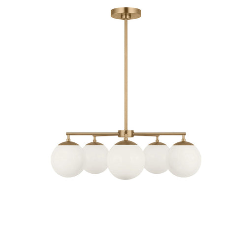 Myhouse Lighting Generation Lighting - GLC1795SB - Five Light Chandelier - Nube - Satin Brass
