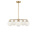Myhouse Lighting Generation Lighting - GLC1795SB - Five Light Chandelier - Nube - Satin Brass