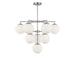 Myhouse Lighting Generation Lighting - GLC18010BN - Ten Light Chandelier - Nube - Brushed Nickel