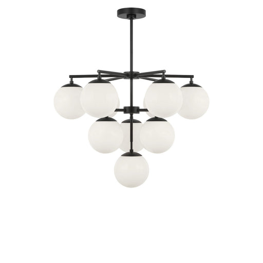 Myhouse Lighting Generation Lighting - GLC18010MBKE - Ten Light Chandelier - Nube - Midnight Black