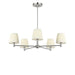 Myhouse Lighting Generation Lighting - GLC1865BN - Five Light Chandelier - Vilera - Brushed Nickel