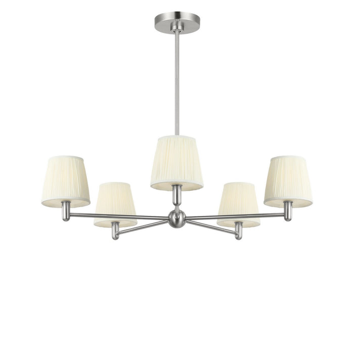 Myhouse Lighting Generation Lighting - GLC1865BNE - Five Light Chandelier - Vilera - Brushed Nickel