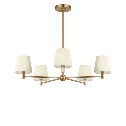 Myhouse Lighting Generation Lighting - GLC1865SB - Five Light Chandelier - Vilera - Satin Brass