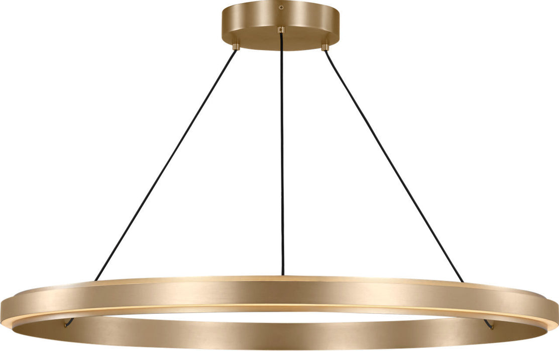 Myhouse Lighting Generation Lighting - GLC1901SB - LED Chandelier - Aro - Satin Brass