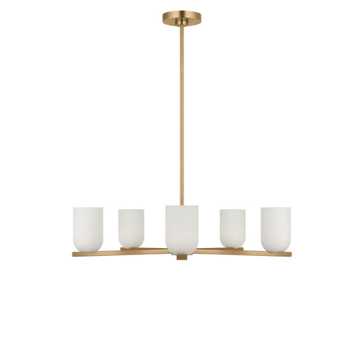 Myhouse Lighting Generation Lighting - GLC1935SBE - Five Light Chandelier - Neblina - Satin Brass