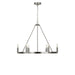 Myhouse Lighting Generation Lighting - GLC2016BN - Six Light Chandelier - Mirla - Brushed Nickel