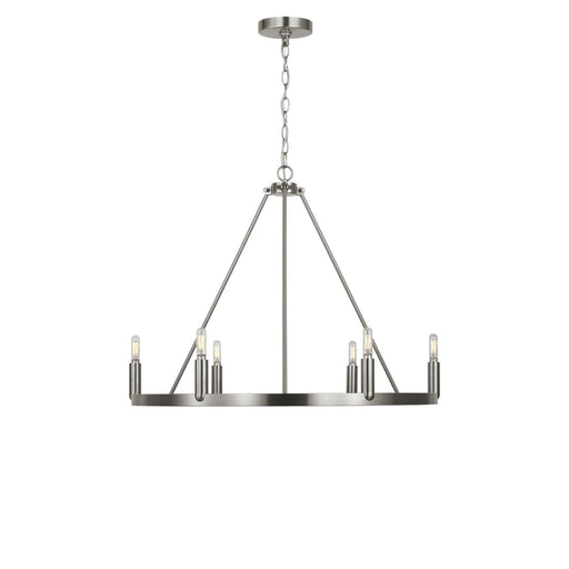 Myhouse Lighting Generation Lighting - GLC2016BNE - Six Light Chandelier - Mirla - Brushed Nickel