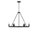 Myhouse Lighting Generation Lighting - GLC2016MBKE - Six Light Chandelier - Mirla - Midnight Black