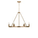 Myhouse Lighting Generation Lighting - GLC2016SBE - Six Light Chandelier - Mirla - Satin Brass
