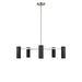 Myhouse Lighting Generation Lighting - GLC2055BNE - Five Light Chandelier - Zentro - Brushed Nickel