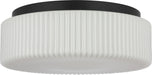 Myhouse Lighting Generation Lighting - GLF1992MBK - Two Light Flush Mount - Axira - Midnight Black