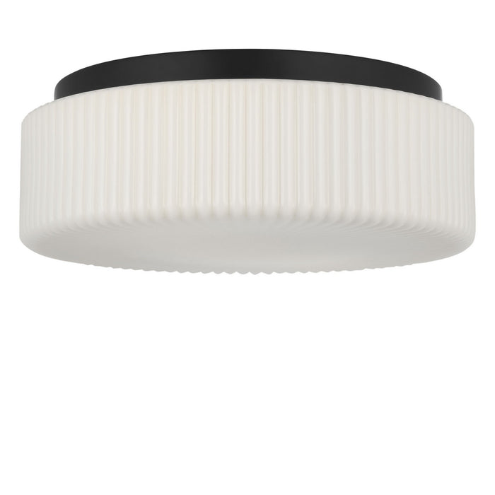 Myhouse Lighting Generation Lighting - GLF1992MBKE - Two Light Flush Mount - Axira - Midnight Black