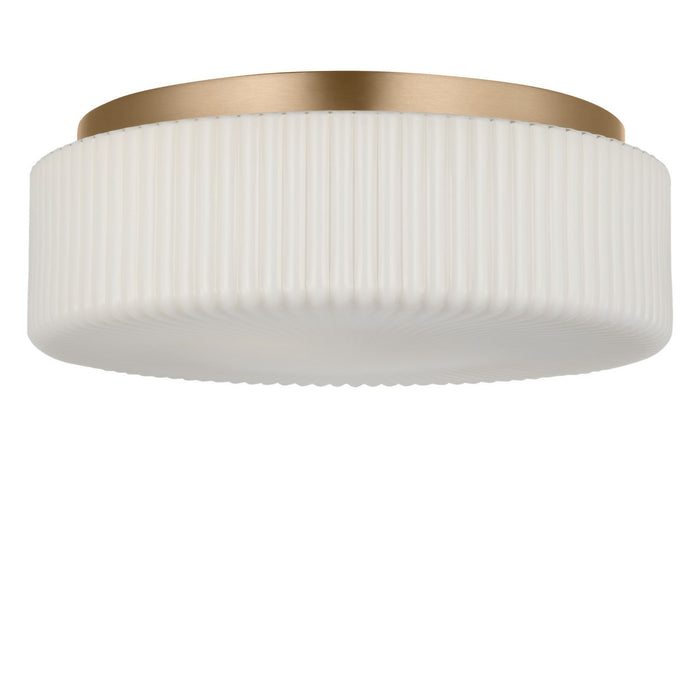 Myhouse Lighting Generation Lighting - GLF1992SBE - Two Light Flush Mount - Axira - Satin Brass