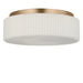 Myhouse Lighting Generation Lighting - GLF1992SBE - Two Light Flush Mount - Axira - Satin Brass