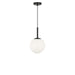 Myhouse Lighting Generation Lighting - GLP1821MBK - One Light Pendant - Nube - Midnight Black