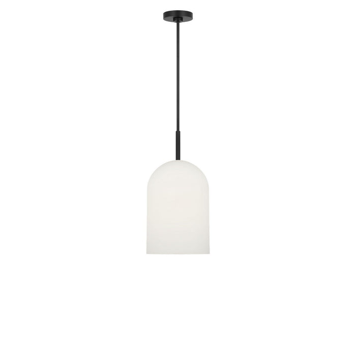 Myhouse Lighting Generation Lighting - GLP1941MBK - One Light Pendant - Neblina - Midnight Black