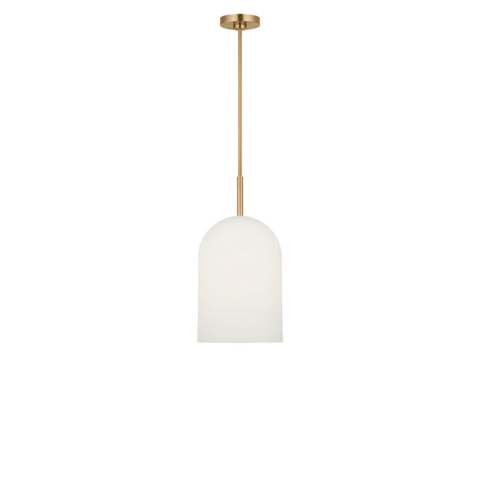 Myhouse Lighting Generation Lighting - GLP1941SB - One Light Pendant - Neblina - Satin Brass