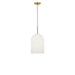 Myhouse Lighting Generation Lighting - GLP1941SB - One Light Pendant - Neblina - Satin Brass