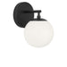 Myhouse Lighting Generation Lighting - GLV1831MBKE - One Light Vanity - Nube - Midnight Black