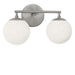 Myhouse Lighting Generation Lighting - GLV1842BNE - Two Light Vanity - Nube - Brushed Nickel