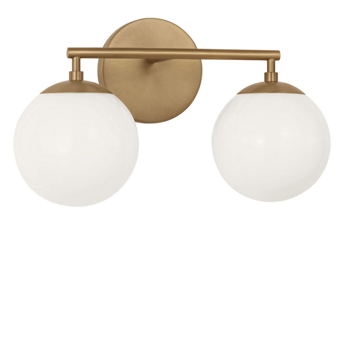 Myhouse Lighting Generation Lighting - GLV1842SB - Two Light Vanity - Nube - Satin Brass