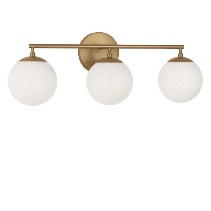 Myhouse Lighting Generation Lighting - GLV1853SBE - Three Light Vanity - Nube - Satin Brass