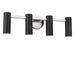 Myhouse Lighting Generation Lighting - GLV2084BN - Four Light Vanity - Zentro - Brushed Nickel
