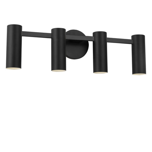 Myhouse Lighting Generation Lighting - GLV2084MBK - Four Light Vanity - Zentro - Midnight Black