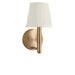 Myhouse Lighting Generation Lighting - GLW1881SBE - One Light Wall Sconce - Vilera - Satin Brass