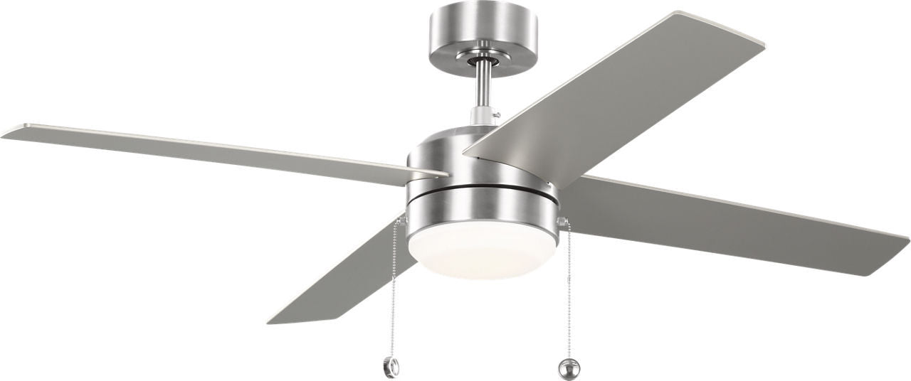 Myhouse Lighting Generation Lighting - 4LNI52BSAWD - 52" Ceiling Fan - Loni - Brushed Steel