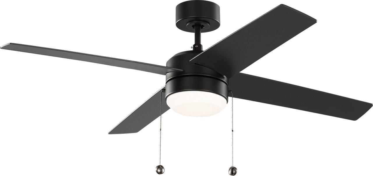 Myhouse Lighting Generation Lighting - 4LNI52MBKAWD - 52" Ceiling Fan - Loni - Midnight Black