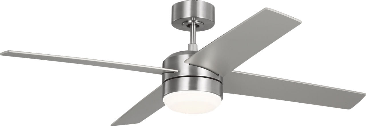 Myhouse Lighting Generation Lighting - 4LNIR52BSAWD - 52" Ceiling Fan - Loni - Brushed Steel