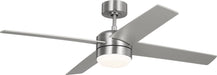 Myhouse Lighting Generation Lighting - 4LNIR52BSAWD - 52" Ceiling Fan - Loni - Brushed Steel