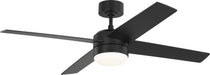 Myhouse Lighting Generation Lighting - 4LNIR52MBKAWD - 52" Ceiling Fan - Loni - Midnight Black