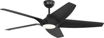 Myhouse Lighting Generation Lighting - 5DLWCSM56MBKD - 56" Ceiling Fan - Dellwood - Midnight Black