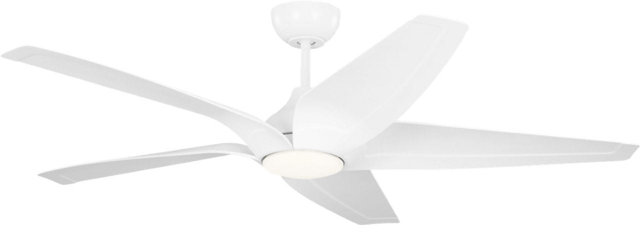 Myhouse Lighting Generation Lighting - 5DLWCSM56RZWD - 56" Ceiling Fan - Dellwood - Matte White