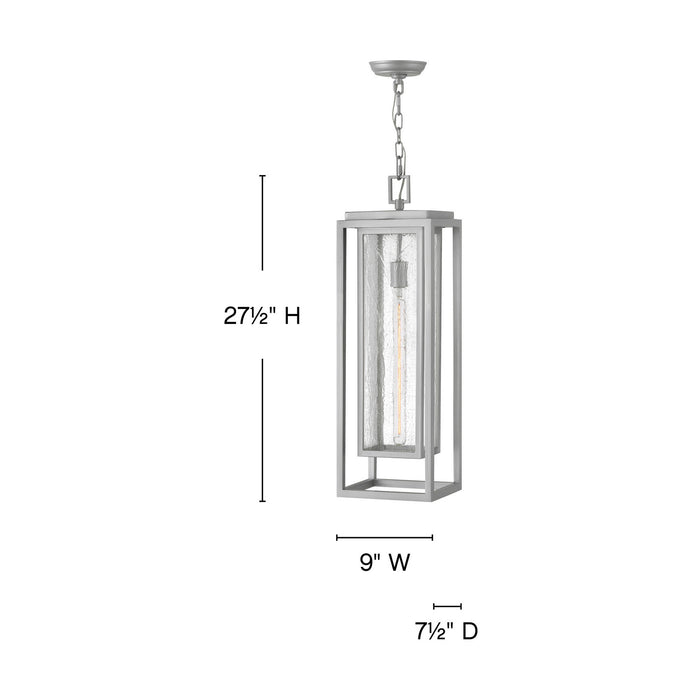 Myhouse Lighting Hinkley - 1006SI - LED Hanging Lantern - Republic - Satin Nickel