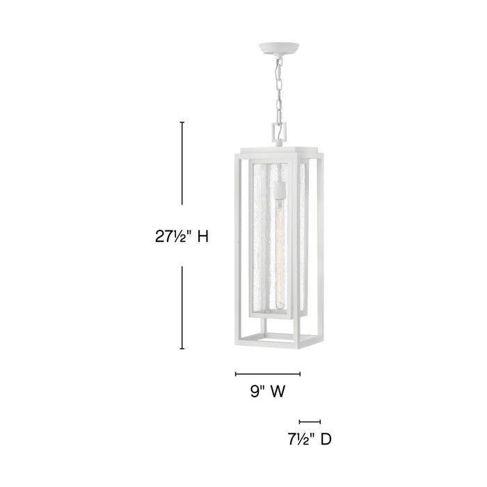 Myhouse Lighting Hinkley - 1006TW - LED Hanging Lantern - Republic - Textured White