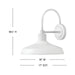 Myhouse Lighting Hinkley - 12070TW - LEDWall Mount Barn Light - Forge - Textured White