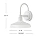 Myhouse Lighting Hinkley - 12075TW - LEDWall Mount Barn Light - Forge - Textured White
