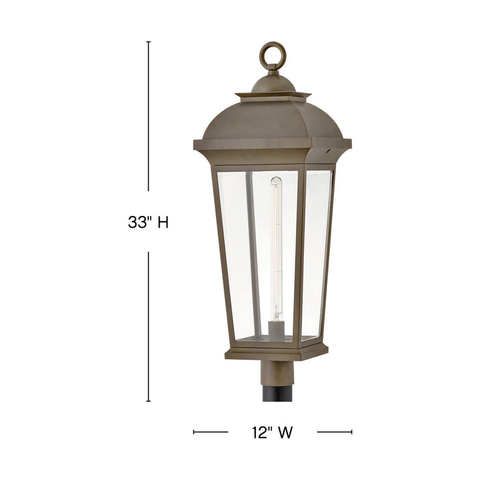 Myhouse Lighting Hinkley - 19691BLB - LED Post Mount - Hawthorne - Blackened Brass