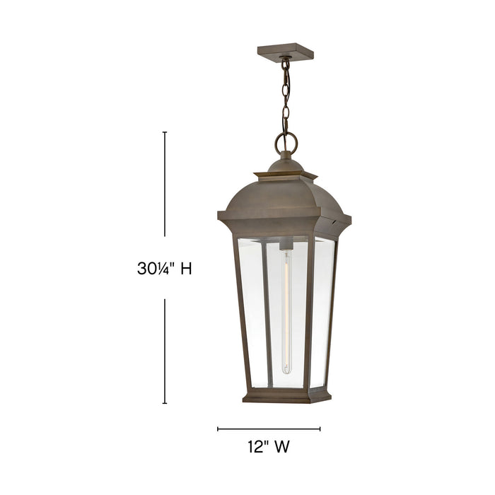 Myhouse Lighting Hinkley - 19692BLB - LED Pendant - Hawthorne - Blackened Brass