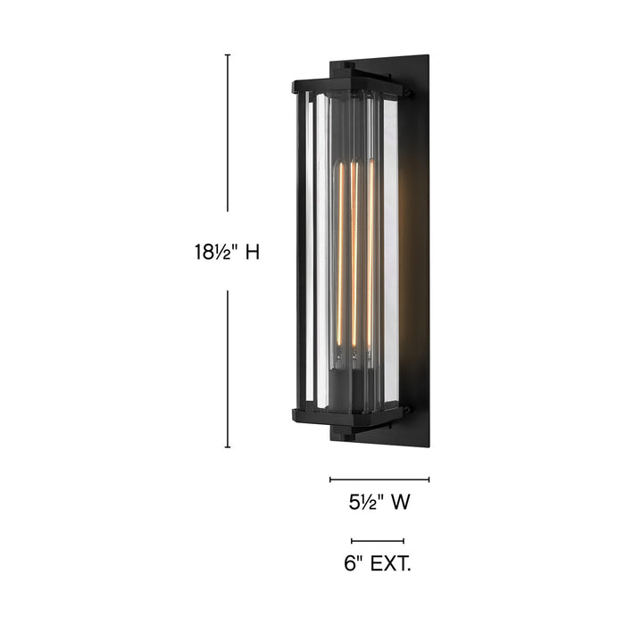 Myhouse Lighting Hinkley - 26594BK-LL - LED Wall Mount - Marcel - Black