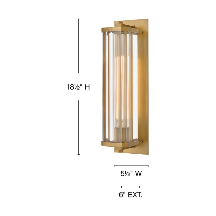 Myhouse Lighting Hinkley - 26594HB-LL - LED Wall Mount - Marcel - Heritage Brass