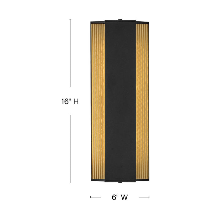 Myhouse Lighting Hinkley - 27580BK - LED Wall Sconce - Strata - Black