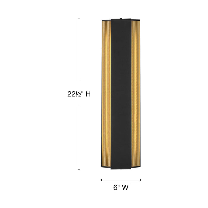 Myhouse Lighting Hinkley - 27584BK - LED Wall Sconce - Strata - Black