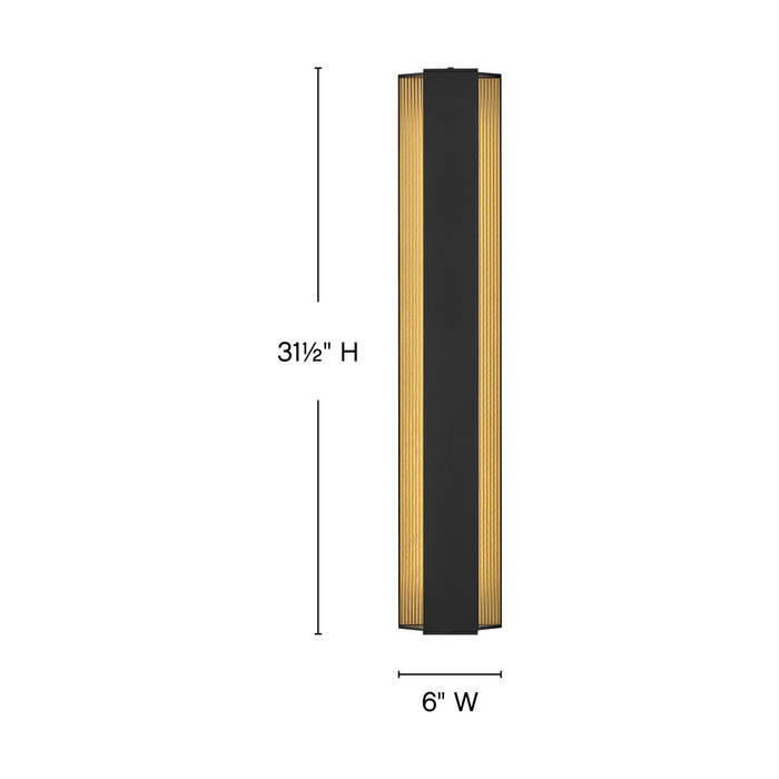 Myhouse Lighting Hinkley - 27585BK - LED Wall Sconce - Strata - Black