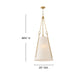Myhouse Lighting Hinkley - 45024LDB - LED Pendant - Danvers - Lacquered Dark Brass